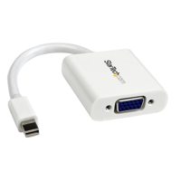

StarTech Male Mini DisplayPort to Female VGA Video Adapter Converter, White