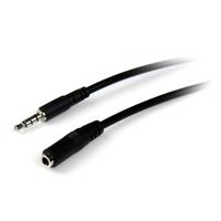 

StarTech 2m 4 Position TRRS Headset Extension Cable with 3.5mm Male Mini-Jack Connectors, 28 AWG