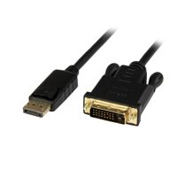 

StarTech 6' Active Adapter Converter Cable with 20 Pin DisplayPort Latching Male to 25 Pin DVI-D Male Connector