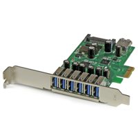 

StarTech 7-Port Standard and Low-Profile Design PCI Express USB 3.0 Card