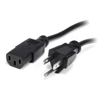 

StarTech 10' Standard Computer Power Cord with NEMA5-15P to IEC 60320 C13 Connector, 18 AWG