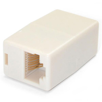 

StarTech Cat5e RJ45 Modular Inline Coupler, 10 Pack, Beige