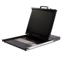 

StarTech 1U 19" Rackmount LCD Console with Integrated 8 Port KVM Switch