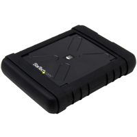 

StarTech S251BRU33 Rugged External Hard Drive Enclosure, USB 3.0 to 2.5" SATA 6Gbps HDD/SSD, UASP