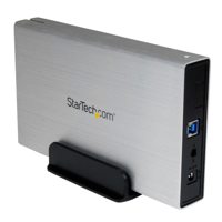 

StarTech 3.5" USB 3.0 SATA III External Hard Drive Enclosure with UASP, Silver