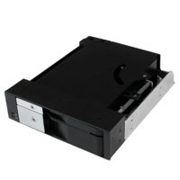 

StarTech 5.25" Dual Bay Trayless Hot Swap Mobile Rack Backplane with Fan for 2.5" and 3.5" SATA/SAS HDD or SSD