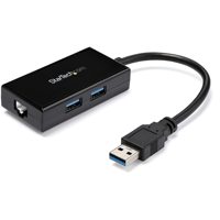 

StarTech USB 3.0 to Gigabit Network Adapter with Built-In 2 Port USB Hub