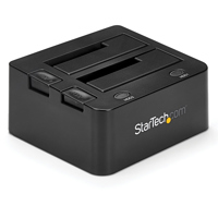 

StarTech USB 3.0 Dual Hard Drive Docking Station with UASP for 2.5", 3.5" SSD - HDD SATA 6 Gbps