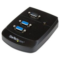 

StarTech 2 Port Wall Mount VGA Video Splitter, Silver