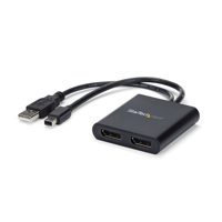 

StarTech 20 Pin Mini DisplayPort Male to 2x 20 Pin DisplayPort Female MST Hub