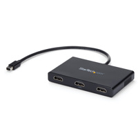 

StarTech 20 Pin Mini DisplayPort Male to 3x 19 Pin HDMI Female MST Hub