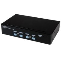 

StarTech 4 Port Rack Mountable USB KVM Switch with Audio & USB 2.0 Hub