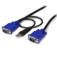 

StarTech 10' Ultra Thin 2-in-1 USB VGA KVM Cable