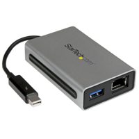 

StarTech Thunderbolt to Gigabit Ethernet and USB 3.0 Adapter
