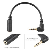 

Stony Edge Adapter Cable 3.5mm 4 Pole TRRS Female to 3 Pole TRS Male Connector for Microphone Audio Stereo Converter for Smartphone, Digital Recorder, HDSLR Cameras