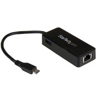 

StarTech USB 3.0 Type C to Gigabit Ethernet Network Adapter with Extra USB 3.0 Port