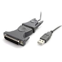 

StarTech 3' USB to RS232 DB9 Serial Adapter Cable with DB25 Adapter