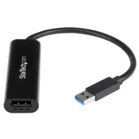 

StarTech 9 Pin Slim USB A 3.0 Male to 20 Pin DisplayPort Female Adapter