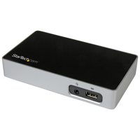 

StarTech USB 3.0 DVI Docking Station for Laptops, Black and Silver