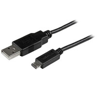 

StarTech 3' Mobile Charge Sync USB to Slim Micro USB Cable for Smartphones and Tablets, A to Micro B, 480 Mbps Transfer Rate