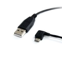

StarTech 3' Micro USB A to Left Angle Micro B Male Cable, 30 AWG
