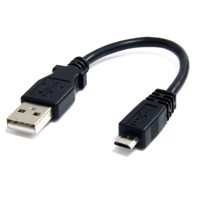 

StarTech 6" Micro Cable-A Male to Micro B Male USB Cable, 30 AWG