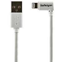 

StarTech 2m Angled Lightning to USB Cable, 22/28 AWG, White