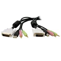 

StarTech 6' KVM Cable for DVI and USB KVM Switches with Audio & Microphone