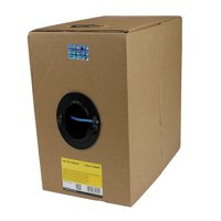 

StarTech 1000' Plenum CMP Cat5e Solid UTP Bulk Cable Roll, 24 AWG, Blue
