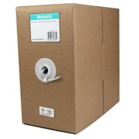 

StarTech 1000' CMR Cat5e Solid UTP Bulk Cable Roll, 24 AWG, Gray