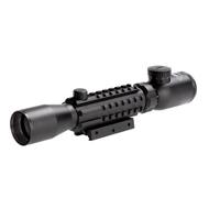 

Sun Optics 3-9x32 Tri-Rail Tactical Riflescope, Matte Black with Illuminated Mil-Dot Reticle, Integrated Mount