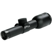 

Sun Optics 2.5x20 Hunter Plus Riflescope, Matte Black with Duplex Reticle, 1" Tube Diameter, 1/4 MOA