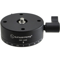 

SunwayFoto DDP-64SI Indexing Rotator for 360x180deg. Spherical and HDR Panoramas, 17.6lbs Capacity, 64mm Diameter/Nadir Footprint