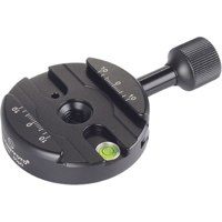

SunwayFoto DDY-60p0 Discal Clamp for Arca p0 Ball Head, 60mm Diameter, Screw Hole UNC3/8", 44lbs Capacity