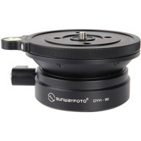 

SunwayFoto DYH-90i Leveling Base for Large-Format Still Cameras and Full-Sized Video Cameras, 33 lbs Capacity
