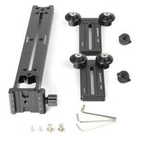 

SunwayFoto YLS-G01 Lens Support Kit, Includes YLS-02F and YLS-02B Lens Support, DMC-285R Vertical Rail with Clamp
