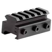 

Sun Optics AR-15 Micro Flat Top Riser for AR Style Rifles, 2" Picatinny Extender Base, Black Satin
