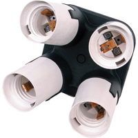 

Smith-Victor Quad Socket for Fluorescent and LED Lamps