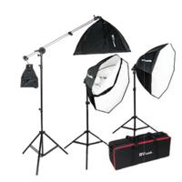 

Smith-Victor OctaBella 1500 1500W Daylight LED 3-Light Kit, Includes 28" Softboxes, 6' Light Stands, 8' Boom Stand and Boom Arm