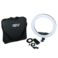 

Smith-Victor 17" Bi-Color LED Ring Light with Battery Bundle