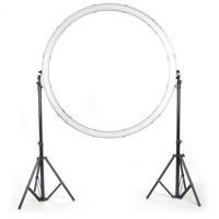 

Smith-Victor 48" Saturn Pro Bi-Color LED Ring Light System with Stands and Case