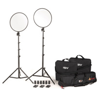 

Smith-Victor Edge360 Pro 18" Daylight LED 2-Light Kit with 2x 18" Daylight LED Panel