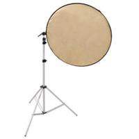 

Smith-Victor 42" Diameter Chameleon 5-In-1 Soft Panel Reflector with RS8 8' Raven Stand and PGRMA-1 Mounting Arm and Clips