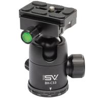 

Smith-Victor BH-C33 Ball Head with Arca-Style QR Plate, 33 lb Capacity