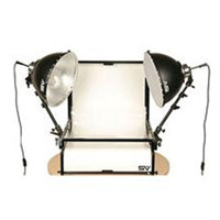 

Smith-Victor TST-F2 2 Light Fluorescent 700-Watt (Tungsten Equivalent) Shooting Table Kit