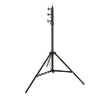 

Smith-Victor RS13, 13' Raven Aluminum Air Cushioned Lightstand with 5/8" Mounting Stud, 4 Sections, Black.
