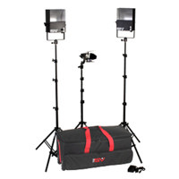 

Smith-Victor SL-270, 3 Light, 1350 watt Quartz Video Interview Kit