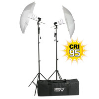 

Smith-Victor SmartLED900 2-LED Light Kit with 33" Umbrellas and SmartLED50 Bluetooth Bulbs