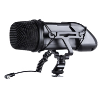 

Sevenoak SK-SVM30 Alloy Stereo PRO Super Cardioid Video Microphone with Shockmount for DSLR Cameras and Camcorders