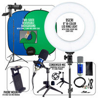 

Smith-Victor Basic Smartphone/10" Ring-Light Desktop Work-From-Home AV Kit
